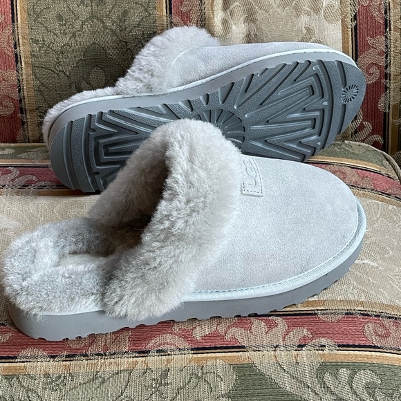 UGG genuine shearling cozy suede slipper